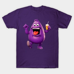 Funny Grimace McDonalds T-Shirt